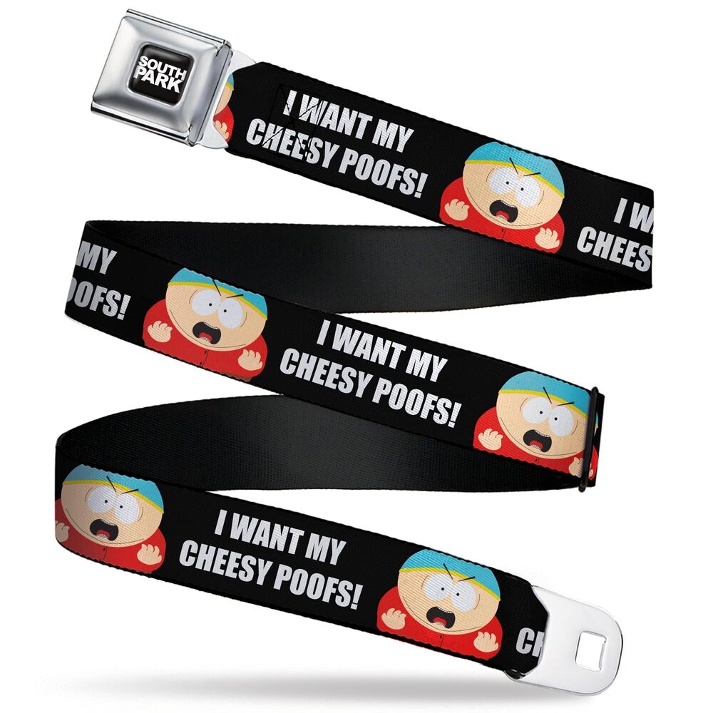 3697 Paramount Network Belt, Seatbelt Buckle Belt, South Park Cartman I